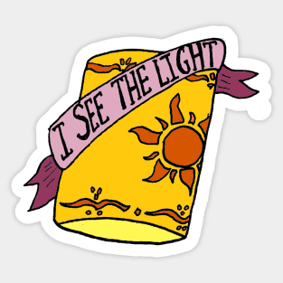 Tangled lantern Sticker